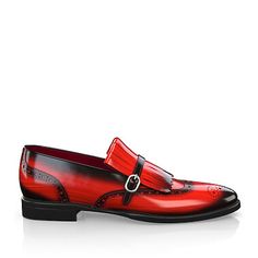 Men's Luxury Dress Shoes 58168 | Girotti Leather Tassel Loafers With Leather Sole For Party, Formal Red Tassel Loafers With Leather Sole, Red Tassel Loafers With Leather Sole For Formal Occasions, Elegant Red Tassel Loafers For Business, Elegant Red Monk Strap Shoes For Business, Red Tassel Loafers With Rubber Sole And Round Toe, Red Wingtip Monk Strap Shoes For Business, Luxury Red Monk Strap Shoes For Formal Occasions, Luxury Red Monk Strap Shoes For Business