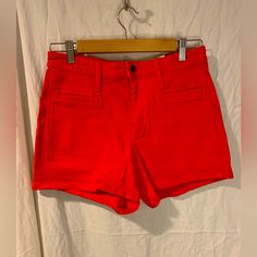 New With Tags. These Are From Target. The Universal Thread Line Size 6 Fits A 28 Inch Waist 4 Inch Inseam Fitted Hip And Leg Smoothes And Sculpts Cherry Red Color, 28 Inch Waist, Smooth Legs, Midi Jeans, Camouflage Shorts, Midi Shorts, A Line Shorts, Jeans For Short Women, Pleated Shorts