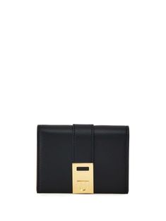 black/light pink calf leather two-tone design Gancini buckle gold-tone hardware foldover top with magnetic fastening internal card slots Ferragamo Wallet, Card Holder Wallet, Black Light, Salvatore Ferragamo, Wallets For Women, Continental Wallet, Purse Wallet, Calf Leather, Leather Wallet