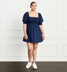 The Athena Nap Dress - Navy Cotton – Hill House Home Cotton Hill, Hill House Home, Nap Dress, Paisley Color, Hill House, Navy Dress, Crepe Fabric, Clothes Collection, Striped Linen