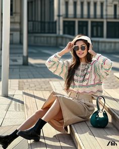 Zlily - Contrasting Striped Fashionable Sweet Hollow Out Crocheted Knitted Sweater with Batwing Sleeves and Loose Fit Batwing Sleeve, Bat Wings, Knitted Sweater, Single Piece, Types Of Collars, Types Of Sleeves, Loose Fitting, Stripes, Sleeve Length