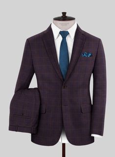 Step into the world of sartorial sophistication and make a lasting impression with our Reda Mulled Wine Checks Wool Suit. Tailored from the finest wool fabric, the ensemble is a work of art with striking plaid weave and a stunning wine shade for a bold and confident vibe, a boon to corporate or celebratory events. So get ready with this piece that offers your build a confident camaraderie and a comfortable experience to elevate your style game. 
 
 Look Includes  Reda Mulled Wine Checks Wool Fab Tailored Plaid Three-piece Suit For Formal Occasions, Classic Tailored Plaid Three-piece Suit, Fitted Plaid Suit With Welt Pockets, Tailored Plaid Suit, Tailored Plaid Three-piece Suit For Work, Plaid Three-piece Suit With Notch Lapel For Formal Occasions, Plaid Suits For Semi-formal Occasions, Semi-formal Plaid Suit, Plaid Semi-formal Suit