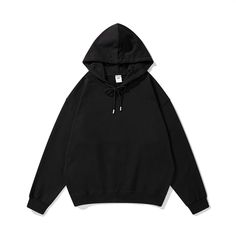 Fleece Hoodie (no kangaroo pocket) – Merch Pier Long Sleeve Hoodie With Kangaroo Pocket For Loungewear, Adjustable Hood Hoodie For Loungewear, Fleece Hoodie With Crew Neck, Black Fleece Hoodie With Pockets, Fleece Hoodie With Adjustable Hood, Hooded Fleece Sweatshirt With Pockets, Basic Hoodie Sweatshirt With Double-lined Hood, Hooded Fleece Sweater, Solid Fleece Hoodie Sweater