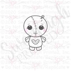 Voodoo Doll Cookie Cutter - Sweetleigh Voodoo Doll Tattoo, Doll Cookies, Doll Tattoo, Doll Drawing, Voodoo Doll, Diy Tattoo, Halloween Drawings, Goth Art, Baby Tattoos