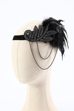 Occasion: A unique and exquisite accessories sets, perfect for Great Gatsby Parties, Weddings, Proms or any Special Occasion! Add sparkle to your formal party with these accessories sets Black Flapper Headpiece For Costume Party, Black Adjustable Headpiece For Event, Black Fitted Gatsby Headpiece, Black Flapper Headpieces For Party, Adjustable Black Headpieces For Events, Elegant Black Headpiece For Party, Black Gatsby Style Wedding Headpiece, Vintage Black Headpieces For Costume Party, Vintage Black Headpieces For Parties