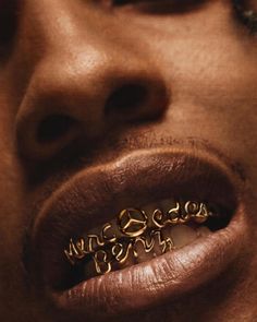 Asap Rocky Photoshoot, A Ap Rocky Aesthetic, Grillz Teeth, Gold Grill, Dj Premier, Pretty Flacko, Grills Teeth, Tooth Gem, Teeth Jewelry