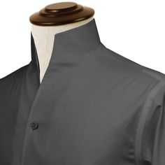 Luxury Men's Dress Shirt With Lapel Collar, Luxury Men's Shirt With Ribbed Collar, Cheap Men's Tops With Spread Collar, Luxury Collared Men's T-shirt, Luxury Men's Tops With Buttoned Pockets, Luxury Men's Tops With Stand Collar, Luxury Single-breasted Top With Fold Down Collar, Luxury Men's Shirt With Mandarin Collar, Luxury Semi-formal Shirt With Pockets