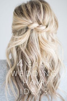 hair Easy Wedding Hair, Hairstyle Bridesmaid, Kate Bryan, Wedding Hair Ideas, Small Things Blog, Diy Wedding Hair, Easy Wedding, Guest Hair, Easy Hairstyles For Medium Hair