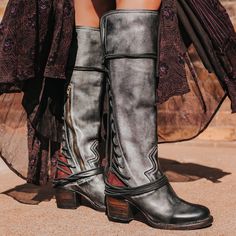 Freebird COAL - Individually hand crafted from start to finish. Wide Calf Leather Boots, Isotoner Slippers, Tall Lace Up Boots, Sequin Sandals, Slide On Sneakers, Roswell New Mexico, Handcrafted Boots, Freebird By Steven, Leather Heeled Boots