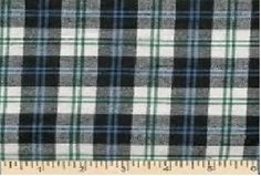 Cotton Flannel Plaid Tartan Fabric by the Yard #9 - FabricLA.com Tartan Fabric, Plaid Fabric, Flannel Fabric, Plaid Flannel, Cotton Flannel, Fabric By The Yard, Color Show, Tartan, Pillow Cases