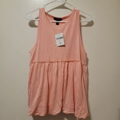 Forever 21 Sleeveless Shirt. Pink Size Medium. New With Tags. Sleeveless Cotton Vest For Summer, Summer Tank Top Vest, Casual Tank Vest For Summer, Trendy Summer Camisole Tank Top, Trendy Sleeveless Vest For Day Out, Spring Cotton Tank Top, Cotton Tank Top For Spring, Summer Sleeveless Blouse Vest For Day Out, Summer Vest Tops