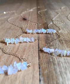 Dainty Opal Necklace, October Birthstone Necklace, Raw Opal, Tiffany Jewelry, Birthstone Gifts, Opal Necklace, October Birth Stone, Birthstone Necklace