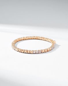 Crafted in 18-karat gold, this tennis bracelet incorporates our beloved baguette diamonds unevenly set while interchanging them with sections of gold all the way around. We love this piece for its seamless design and everyday wearability. The perfect baguette tennis bracelet to instantly elevate any outfit, casual or formal. Details 18k yellow gold, rose gold or white gold 2.00 carats of white diamond baguettes Bracelet measures 7" inches in length Box clasp with safety lock fastening 5mm width Baguette Bracelet, Baguette Diamonds, Box Clasp, Tennis Necklace, Timeless Jewelry, Baguette Diamond, Outfit Casual, Tennis Bracelet, Diamond Wedding Bands