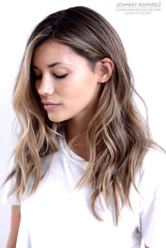 Brunette Ombre, Hair Brunette, Haircut Styles, Long Brown Hair, Hair Color And Cut, Mid Length Hair, Summer Hair, Hair Colour, Blonde Highlights