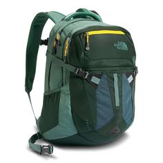 Volume: 1892 in³ (31 liters) Dimensions: 19.25" x 14" x 9.5" (49 cm x 36 cm x 24 cm) Fabric: 210D Cordura® nylon mini-ripstop Iconic 31-liter backpack updated with a stretch front stash pocket and improved organization Padded, fleece-lined tablet sleeve located in the front compartment for quick access The FlexVent™ suspension system boasts custom injection-molded shoulder straps and a padded mesh back panel with a spine channel for maximum support and ventilation Padded, fleece-lined 15" laptop Northface Backpacks, North Face Recon, 30l Backpack, Laptop Storage, Laptops For Sale, Backpack Reviews, Computer Sleeve, Organization Decor, Good Student