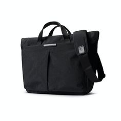 With its no-fuss organization and snappy one-handed access, this bag conquers active commutes, then blends in at the office. Mens Bag, Suitcase Handle, Commuter Bag, Water Resistant Fabric, Fabulous Fashion, Recycled Fabric, Travel Essentials, The Office, Messenger Bag