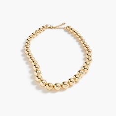 Gold bauble necklace Accessories Jewelry Necklace, Brass Chain, The Gold, Necklace For Women, Sale Items, Womens Necklaces, Cubic Zirconia, Jewelry Accessories, Gold Plate