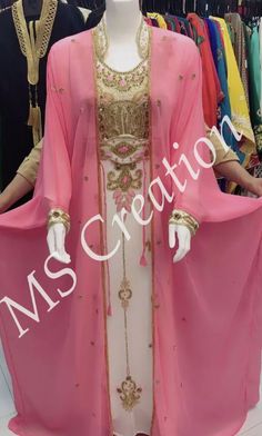 welcome to ms creation

* Slight Color variations possible due to differing screen and photographic resolutions. 
Fabric Colour : As Shown In Image
Material : Georgette
Quality : BRAND NEW
Brand : Ms Creation
Type : Dubai Kaftan  (inner lining included )


     SHIPPING

We do Shipment Via DHL, FedEx, UPS, Blue Dart & India Post So Your item is Safe & insured.
We do Shipment within 2 to 4 working days after the payment is cleared 
Custom / Import Charges and taxes Will Be Paid By Buyer Traditional Pink Floor-length Abaya, Traditional Floor-length Pink Abaya, Traditional Pink Maxi Length Abaya, Traditional Long Pink Abaya, Traditional Floor-length Khimar With Dabka, Pink Long Abaya For Eid, Long Pink Abaya For Eid, Long Khimar For Wedding Eid Festival, Traditional Pink Abaya For Wedding