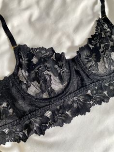 The Stunning Serafina Bra in Black 💌 Elegant Black Lace Top With Built-in Bra, Fitted Lace Top With Adjustable Straps, Fitted Lace Bra In Coquette Style, Black Lace Top With Spaghetti Straps, Black Spaghetti Straps Lace Top, Fitted Lace Coquette Bra, Coquette Fitted Lace Bra, Fitted Underwire Lace With Built-in Bra, Elegant Fitted Lace With Built-in Bra