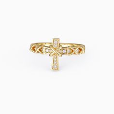 Pavé X Cross Ring - vanimy Ring Wraps, Faith Hope And Love, Meaningful Messages, Cross Ring, Pave Ring, Original Card, Wrap Rings, Love Is Free, Faith Hope