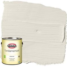 a white paint with the words glidden on it