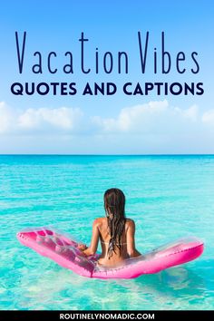 Find the best vacation vibes quotes, saying and captions for Instagram that are cute, funny or short. Perfect for that vacation vibe post or story. Vacation Mode On Quotes, Vacation Vibes Quotes, Vacay Quotes, Vacation Sayings, Vacation Captions, Vibes Quotes, Vacation Quotes, Vibe Quote, Vacation Vibes