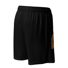 These shorts are the perfect choice for those who need flexibility in their attire. Whether you’re hitting the gym, running errands or enjoying an outdoor activity, they’ll be your trusty companion. Look good, feel good, and stay comfortable, all with the unisex mesh shorts. • 100% recycled polyester fabric • Fabric weight: 4.7 oz/yd² (160 g/m²) • Two-way stretch fabric • Moisture-wicking material • Regular fit • UPF50+ protection • Elastic waistband • Fabric is OEKO-TEX 100 standard and Global Athletic Shorts With Built-in Shorts For Sports, Casual Biker Shorts With Built-in Shorts For Training, Gym Shorts With Elastic Waistband Mid-thigh Length, Athletic Shorts With Built-in Liner For Sports, Casual Swim Trunks With Built-in Shorts For Workout, Casual Black Knee-length Activewear Shorts, Comfortable Moisture-wicking Shorts, Breathable Training Shorts, Mid-thigh Length, Go-dry Short Athletic Shorts For Gym