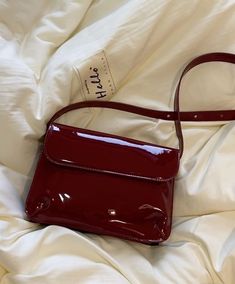 Fancy Bags, Mode Inspo, Red Aesthetic, Cute Bags, Dream Clothes, A Bag, Fashion Bags, Crossbody Bag