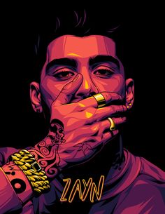 Zayn Malik on Behance Digital Art Drawing, Illustration Digital, Zayn Malik, Art Drawing, Poster Print, Digital Art, Tablet, Art