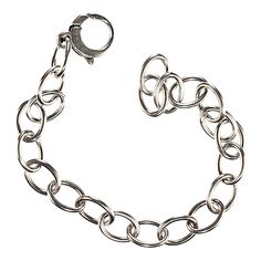 This is part of Chairish’s Costume Jewelry assortment. Argentium 7 inch link bracelet that is perfect for all occaisions. The lovely open link 11.6 gram bracelet is easy to easy as well as easy to clip on with a large lobster claw clasp. Classic Chain Link Bracelet With Lobster Clasp, Classic Oval Link Chain Charm Bracelet, Classic Charm Bracelet With Lobster Clasp, Classic Link Charm Bracelet With Lobster Clasp, Elegant Charm Bracelet With Oval Link And Extender, Classic Metal Bracelet With Lobster Clasp, Classic Metal Bracelets With Charms, Elegant Charm Bracelet With Link Shape And Extender, Elegant Link Charm Bracelet With Extender