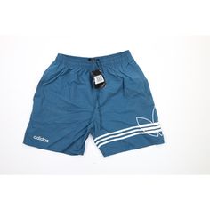 Nos Vintage 90s Adidas Mens Xl Spell Out Big Logo Nylon Running Soccer Shorts Mens Shorts New With Tags Mens Size Xlarge Measurements Are: 15 Inches Across The Waist Laid Flat 7 Inch Inseam 20 Inches From Top To Bottom Blue Nylon Check Out My Other Items In My Store! Pr1538 Hh Adidas Sports Nylon Shorts, Adidas Nylon Sports Shorts, Adidas Sporty Nylon Shorts, Blue Swim Trunks For Spring Outdoor, Adidas Athleisure Outdoor Bottoms, Adidas Outdoor Athleisure Bottoms, Adidas Athleisure Bottoms For Outdoor, Blue Shorts For Spring Outdoor Activities, Adidas Streetwear Shorts For Summer