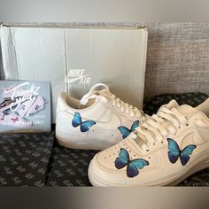 These Special Order Dipcreations Nikes Have Never Been Worn. Brand New! Women’s 10.5, Men’s 9, Nike Casual Customizable Sneakers, Nike Casual Custom Sneakers, Customizable Casual Nike Sneakers, Nike Customizable Low-top Sneakers, Shoes Nike Air Force, Shoes Nike Air, Nike White, S 10, Shoes Nike