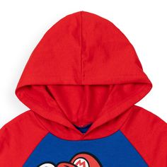 Join Mario as he saves Princess Peach from Bowser and goes on exciting adventures in the Mushroom Kingdom! Your kid is ready for fun and play in this cute, comfy and stylish long sleeve graphic hooded sweatshirt featuring their favorite video game character. Dress your little gamer in this adorable Nintendo Super Mario Hoodie and they'll be saying, "It's a-me, Mario!" in no time. Casual Sports Hoodie With Character Print, Cartoon Print Hooded Fleece Tops, Hooded Fleece Tops With Cartoon Print, Character Print Long Sleeve Hoodie For Sports, Sporty Hoodie With Character Print, Sporty Hooded Hoodie With Character Print, Sporty Long Sleeve Hoodie With Cartoon Print, Playful Character Print Hoodie For Winter, Casual Hoodie With Cartoon Print For Playtime