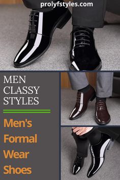 Classy Patent Shoes for men formal fashion look. Wear this with your men's black and white outfit and make an unforgettable fashion statement for men. Take your formal style to the next level when this Styllish men's dress shoes perfectly complements your formal style for the perfect gentlemen style. Men's dress shoes outfit for men's dapper style. Men's trendy formal shoes, Men's fashion shoes #mensstyles #menswear #mensfashion #menslook Semi-formal Fitted Patent Leather Loafers, Sleek Patent Leather Dress Shoes For Formal Occasions, Elegant Fitted Patent Leather Loafers, Fitted Patent Leather Dress Shoes For Office, Fitted Patent Leather Dress Shoes For Semi-formal Occasions, Sleek Patent Leather Dress Shoes For Business, Formal Fitted Patent Leather Dress Shoes, Business Dress Shoes With Patent Leather And Leather Sole, Sleek Patent Leather Oxfords For Semi-formal Occasions