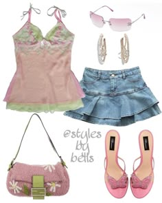 2000s Outfit, Outfits And Accessories, Gyaru Fashion, Y2k Outfits, Mode Ootd, Really Cute Outfits