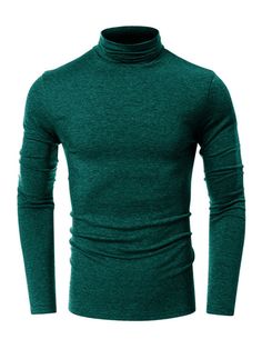 Sizing: True to size Material composition: 35% Polyester, 65% Cotton Clothing type: H Material: Cotton Pattern: Solid Fabric elasticity: Slight elasticity Season: Four Seasons Weaving type: Knit Style: Leisure Weight: 350 g Pocket: No-back-pocket This men's long-sleeved turtleneck top features a solid color design, perfect for layering under jackets or sweaters. Made from a blend of 35% Polyester and 65% Cotton, it offers a comfortable fit and a sleek silhouette. This versatile top is ideal for various seasons and occasions, providing a stylish and practical addition to your wardrobe. Size Chart(inch) Size US UK Length Bust Sleeve Length Shoulder S 34 38 28 39 24 18 M 36 40 29 41 25 18 L 38 42 29 43 25 19 XL 40 44 30 46 25 19 2XL 42 46 30 48 26 20 Casual Fitted Solid Color Turtleneck, Solid Color High Stretch Turtleneck Top, High Stretch Solid Color Turtleneck Top, Winter Stretch Solid Color Turtleneck, Stretch Turtleneck For Winter, High Stretch Solid Color Turtleneck For Winter, Stretch Solid Color Turtleneck Tops, Stretch Turtleneck Tops In Solid Color, Spring Long Sleeve Solid Color Turtleneck