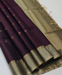 Pure handloom Double warp soft silk saree Fancy design on silk Sarees Contrast pallu and blouse Border same on both sides Silkmark certified  *Price 6650+$*