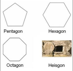 four hexagons are shown with the same color