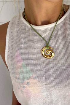 Swirl Necklace, Estilo Hippie, Devil Wears Prada, Bijoux Diy