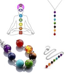 7 Chakra Alignment Necklace Spiritual Crystal Round Pendant Necklace For Meditation, Spiritual Crystal Necklaces For Meditation, Spiritual Crystal Necklace With Gemstone Beads And Round Pendant, Spiritual Round Pendant Crystal Necklace With Gemstone Beads, Spiritual Crystal Necklace With Round Gemstone Pendant, Crystal Pendant Necklaces For Meditation, Chakra Earrings, Chakra Alignment, Chakra Racine