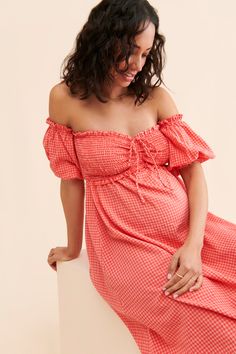 Rent Maternity Hadarah Dress from Nuuly. Pick 6 items for $98/month. Free shipping + returns. Pink Dress For Baby Shower Party, Gingham Maternity Dress, Maternity Ruched Dress With Short Sleeves, Maternity Short Sleeve Ruched Dress, Maternity Empire Waist Ruched Dress, Summer Empire Waist Fitted Maternity Dress, Fitted Summer Maternity Dress With Empire Waist, Fitted Empire Waist Maternity Dress For Summer, Fitted Empire Waist Maternity Dress For Spring