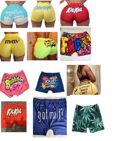 Candy shorts Graphic design New in original packaging Polyester/Cotton Fun Vacation Bottoms With Built-in Shorts, Trendy Athletic Shorts With Built-in Shorts For Streetwear, Multicolor Letter Print Beach Bottoms, Summer Multicolor Stretch Boxer Briefs, Summer Stretch Multicolor Boxer Briefs, Trendy Shorts With Built-in Shorts, Sporty Short Boxer Briefs For Beach Season, Fun Bottoms With Built-in Shorts For Beach Season, Fun Stretch Shorts For Beach