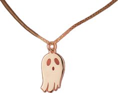 Ghost Necklace, Gold Halloween, Halloween Necklace, Necklace Cute, Cute Ghost, Halloween Gift, Necklace Gold, Halloween Gifts, Pendant Necklaces