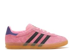 PRICES MAY VARY. Rubber sole Pink Gazelles, Adidas Gazelle Indoor, Adidas Samba Outfit, Pink Core, Yeezy Outfit, Samba Outfit, Sneaker Stores, Best Sneakers, Adidas Gazelle