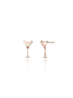 Composition : 14k rose gold, cubic zirconiaColor : rose goldCountry of Origin : Republic of Korea Rose Gold Fine Jewelry Diamond Earrings For Evening, Rose Gold Diamond Earrings For Evening, 14k Rose Gold Diamond Earrings With Diamond Accents, Rose Gold 14k Diamond Earrings With Accents, Rose Gold Diamond Earrings With Cubic Zirconia, Rose Gold Fine Jewelry Diamond Earrings For Pierced Ears, Rose Gold 14k Gold Diamond Drop Earrings, Rose Gold Cubic Zirconia Earrings Fine Jewelry, Evening 14k Rose Gold Earrings