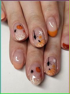 Fall in love with your nails all over again with our curated selection of the best pumpkin nails for a touch of seasonal charm. Pumpkin Nail Designs, Scarecrows Nails, Future Nails, Pumpkin Nail Art, Simple Fall Nails, Fall Nail Trends