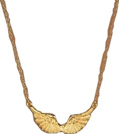 Guardian Angel Necklace, Angel Necklace, Wing Necklace, Guardian Angel, Gold Filled Chain, 22k Gold, Kendall Jenner, Angel Wings, Charm Necklace