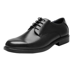 100% Vegan Leather Rubber Sole Heel Measures Approximately 1 Inches" Soft Synthetic Leather Upper Features A Cap Toe Classic Lace-Up Construction For A Secure Fit Premium Leather Lining And Lightly Padded Latex Footbed For All-Day Comfort Flexible And Comfortable Dress Shoes With Rubber Outsole. Heel Height Measurement: Approximately 1 Inch Classic Shoes For Men Wedding, Mens Black Dress Shoes White Sole, Men's Dress Shoes Black, Mens Dress Shoes Black Classy, Mens Black Dress Shoes Oxfords, Comfortable Dress Shoes, Oxford Shoes Outfit, Shoes Formal, Shoe Ideas