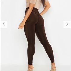 Soo Silky And Flattering Brown Tight Full-length Bottoms, Tight Full-length Brown Bottoms, High-waist High-stretch Brown Leggings, High Waist High Stretch Brown Leggings, Tight High Waist Brown Leggings, Tight High-waist Brown Leggings, High Waist High Stretch Brown Pants, High Waist Fitted Brown Leggings, High-waist Fitted Brown Leggings