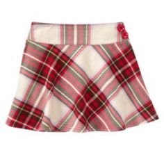 Stylish Plaid And Bright Decorative Buttons Make Our Comfy Twill Skort A Must For Winter Fashion. Classic Design Features Built-In Shorts For Comfort. New With Tags Kid Girl Size 12 100% Cotton Twill Invisible Side Zipper Adjustable Waist Built-In Shorts Above-The-Knee Length Machine Washable Collection Year: 2012 Collection Name: Winter Cheer Smoke Free Bunny Friendly Girls Skorts, Plaid Skort, Red Plaid Skirt, Chelsea Girls, Y2k Skirt, Poodle Skirt, Tiered Ruffle Skirt, Decorative Buttons, Plaid Skirt